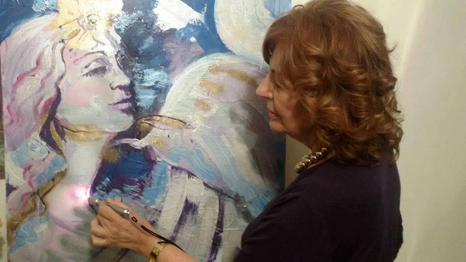 L'angelo dello stargate e la pittura vibrazionale nell’arte di Annamaria Monti