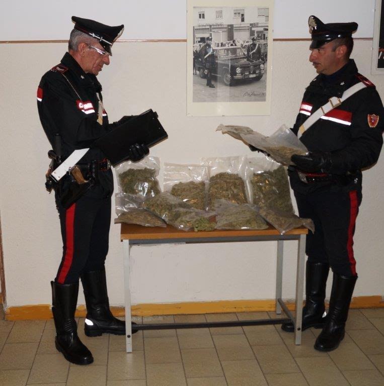 Gallura, trovati con 2Kg di Marijuana: arrestati 2 giovani