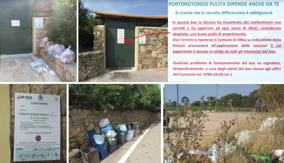 Porto Rotondo e Rudalza, invasione di incivili: discariche e sacchetti ovunque