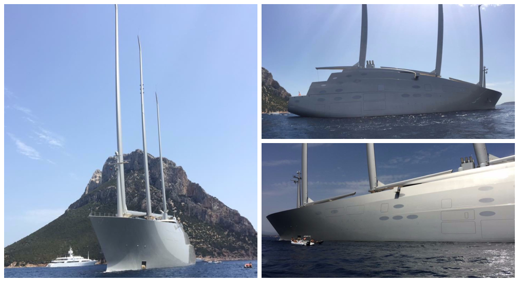 Olbia: lo yacht a vela tra i più costosi del mondo a Tavolara!