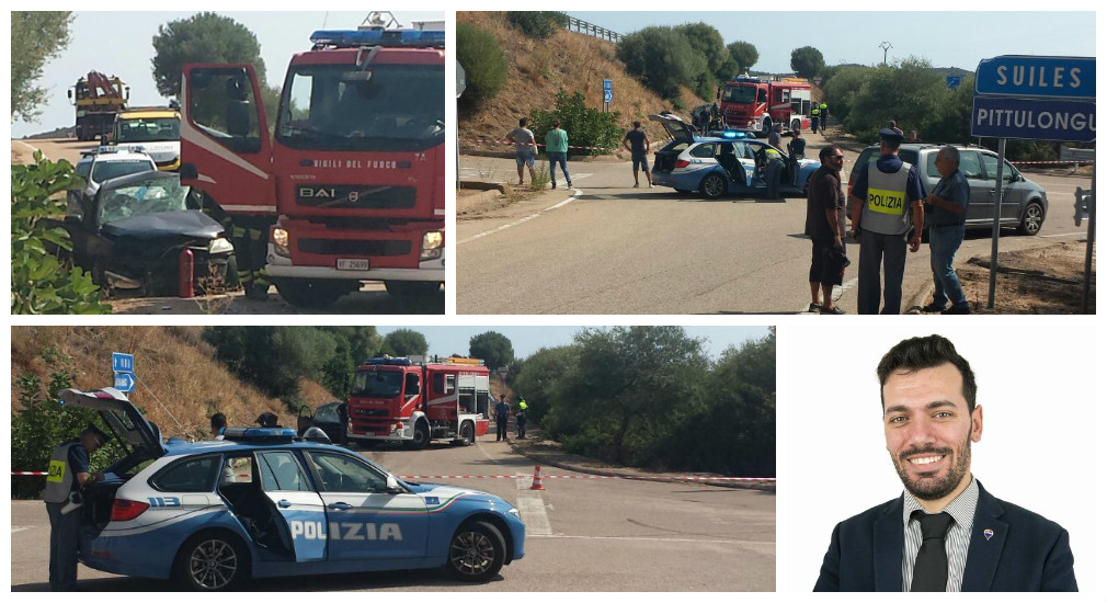 Olbia, scontro tra auto a Suiles: muore olbiese