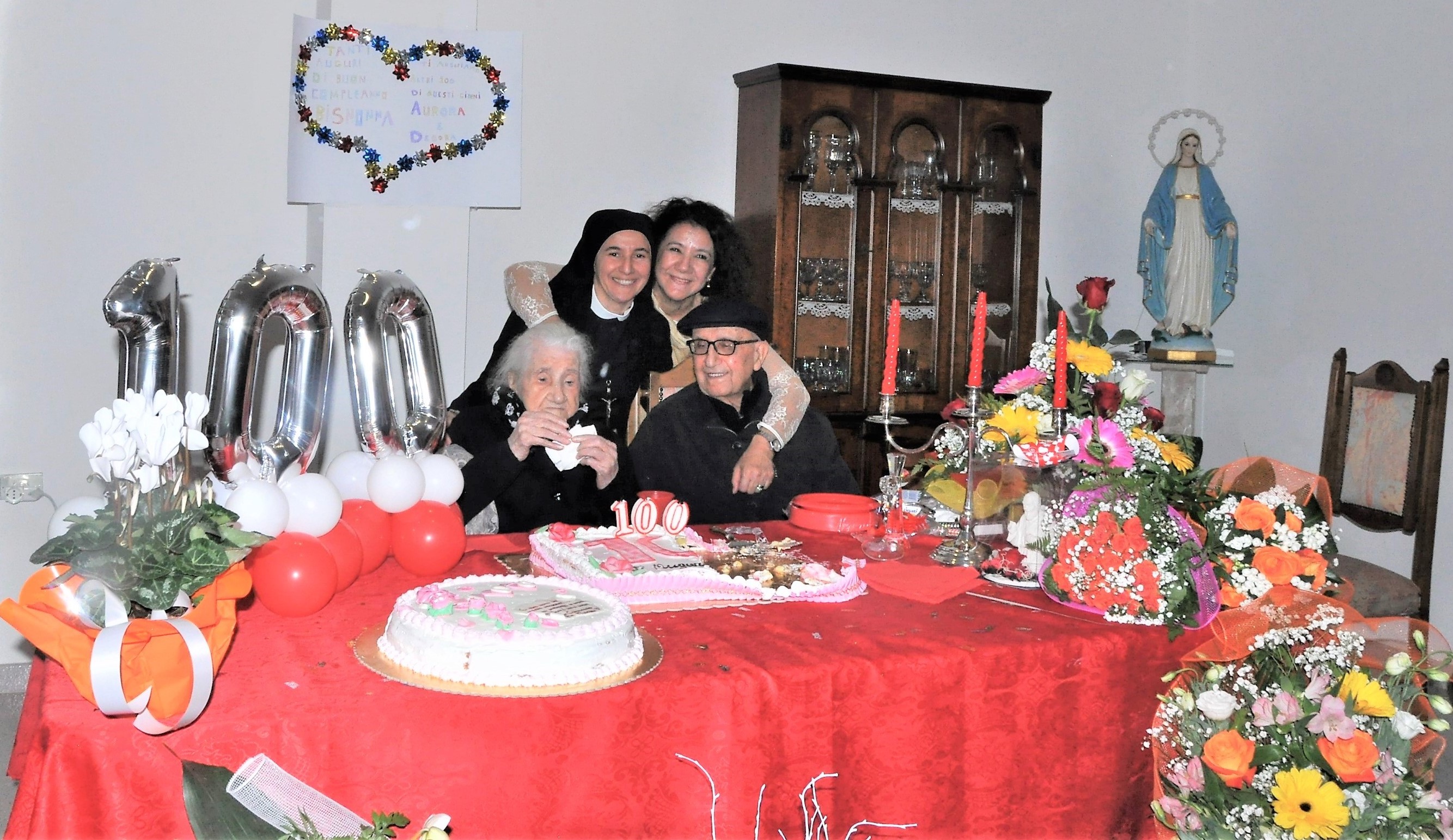 Olbia: festeggiati i cento anni di Giovanna Maria Varrucciu e i novant'anni di don Ruiu