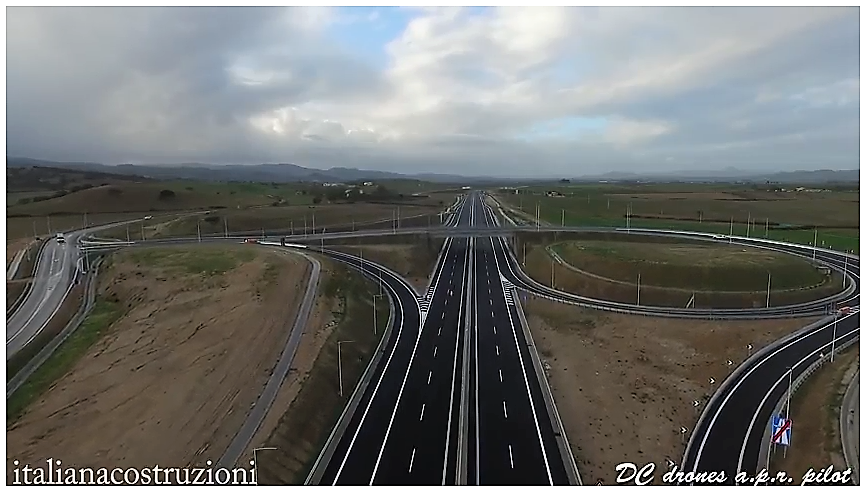 *Video* Il lotto 3 della Olbia-Sassari visto con il drone di Diego Cubeddu