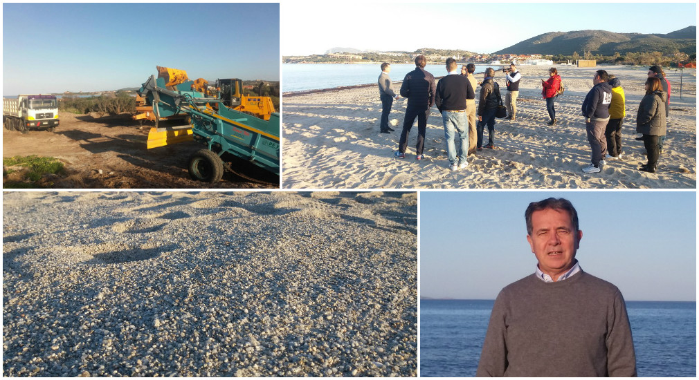 Olbia, erosione addio: recuperata la sabbia di Marinella