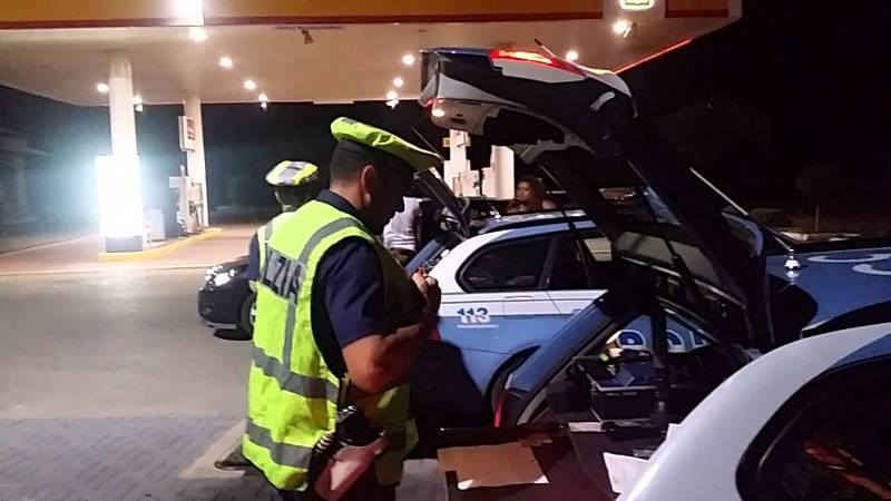 Nord Sardegna, Polizia Stradale:  weekend di controlli, 1000 identificati e 10 denunce