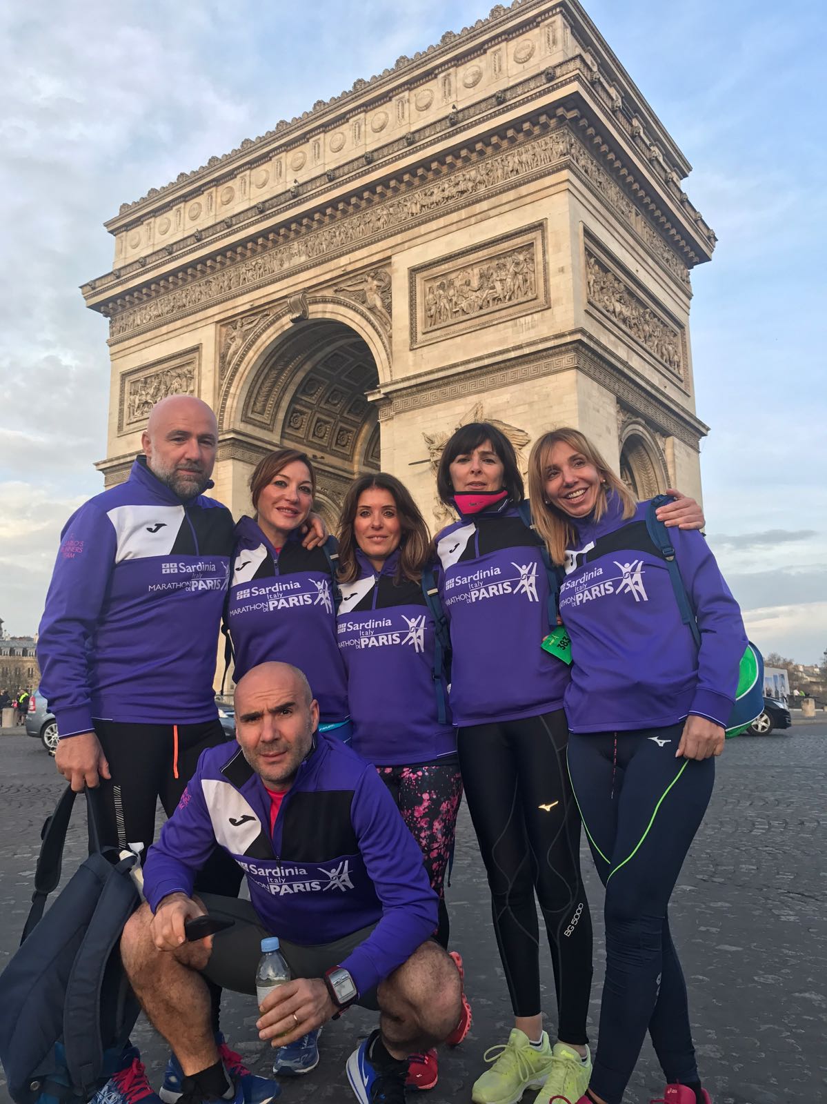 Olbia. Maratoneti olbiesi a Parigi: la forza della vita!