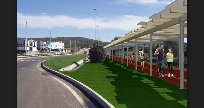 Olbia, pista ciclabile fotovoltaica: lavori a settembre