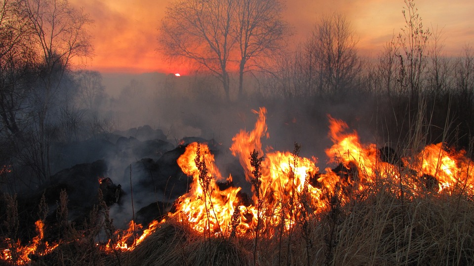 Incendio sulla Azzanì-Padru