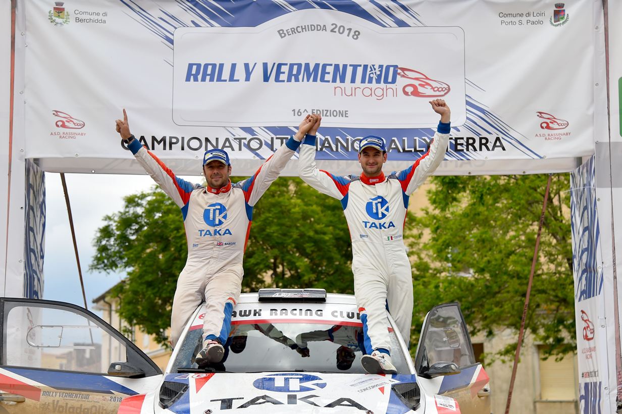 Giacomo Costenaro e Justin Bardini vincono il Rally dei Nuraghi e del Vermentino