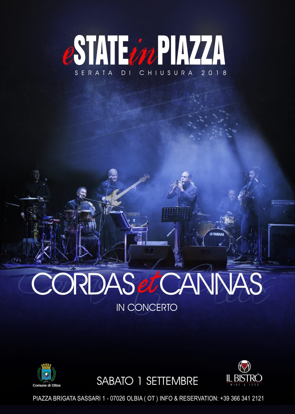 Olbia, finale di stagione con il concerto dei Cordas et Cannas
