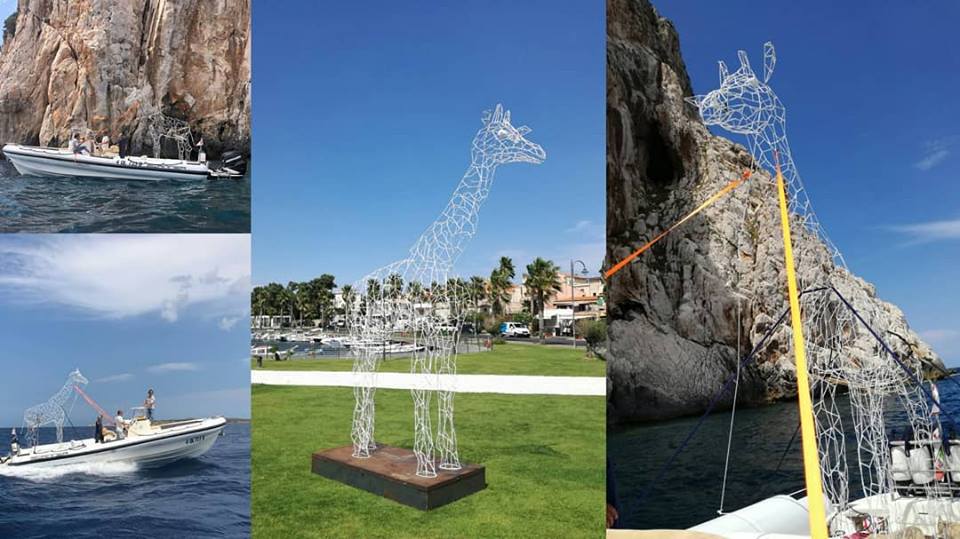 Golfo Aranci, Marius sul lungomare: ecco la storia della scultura-giraffa