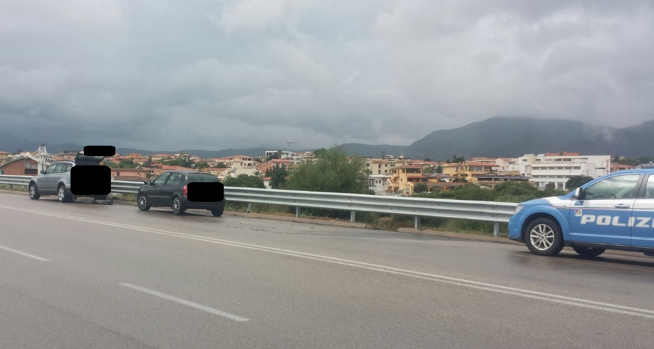 Olbia: incidente sulla SS 125 Orientale Sarda