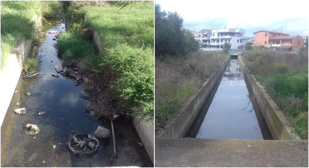Olbia: pulito dai rifiuti il canale di Sa Fossa
