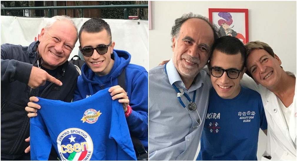 Olbia, Fabrizio Pinna e la sindrome di Perrault: trasferta romana tra esami e agility