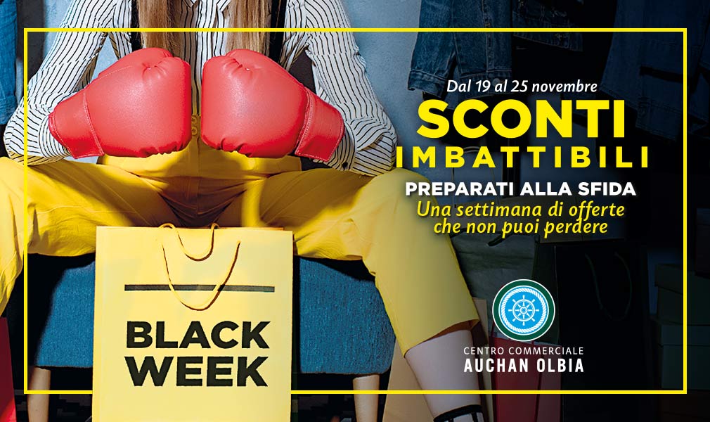 Black Week al Centro Commerciale Auchan Olbia