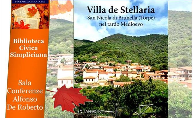 Olbia, Biblioteca Simpliciana: stasera Enrico Deledda presenta Villa de Stellaria