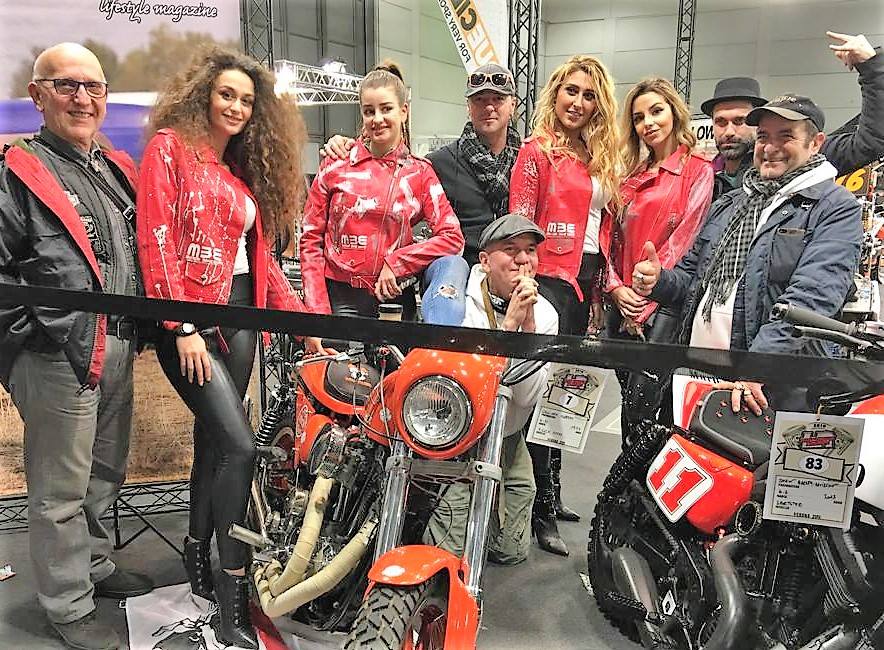 Moto olbiese esposta nel tempio italiano del Custom: grande successo