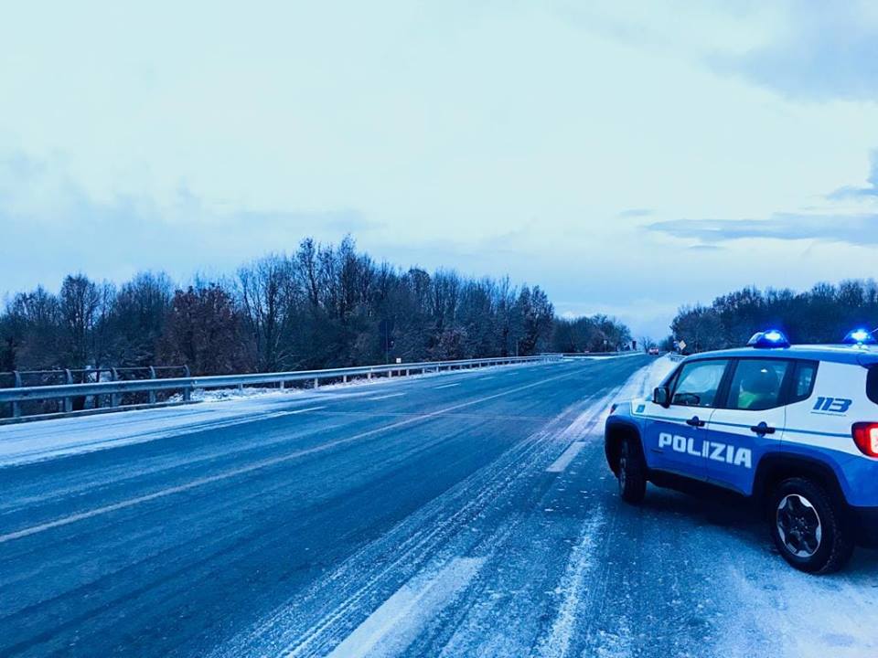 Polstrada Fonni, neve e ghiaccio: ecco la situazione delle strade