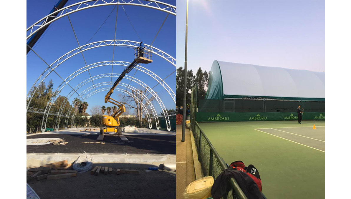 Olbia: ecco i campi da tennis coperti