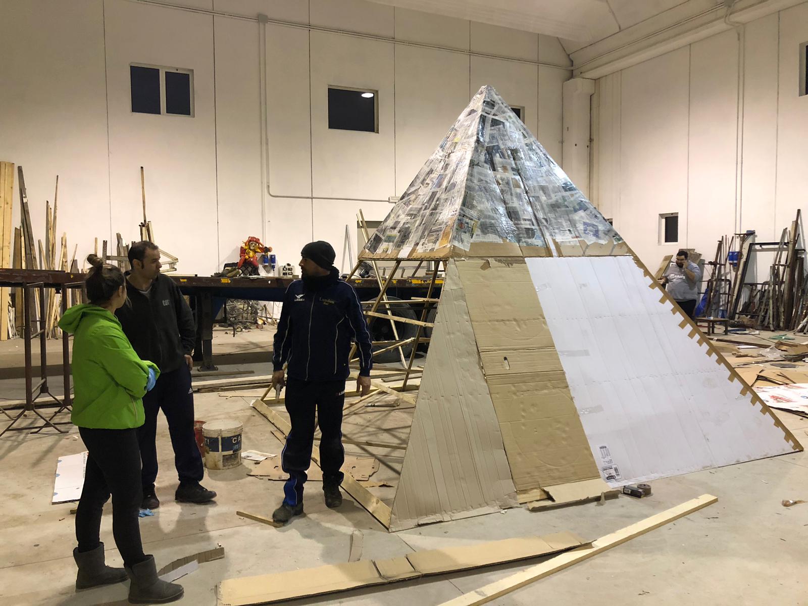 A Olbia c'è grande attesa per il carnevale: ecco in anteprima la piramide