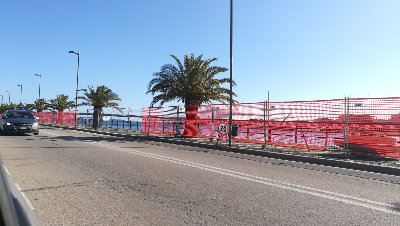 Olbia, via Redipuglia: si parte dalla passerella in legno