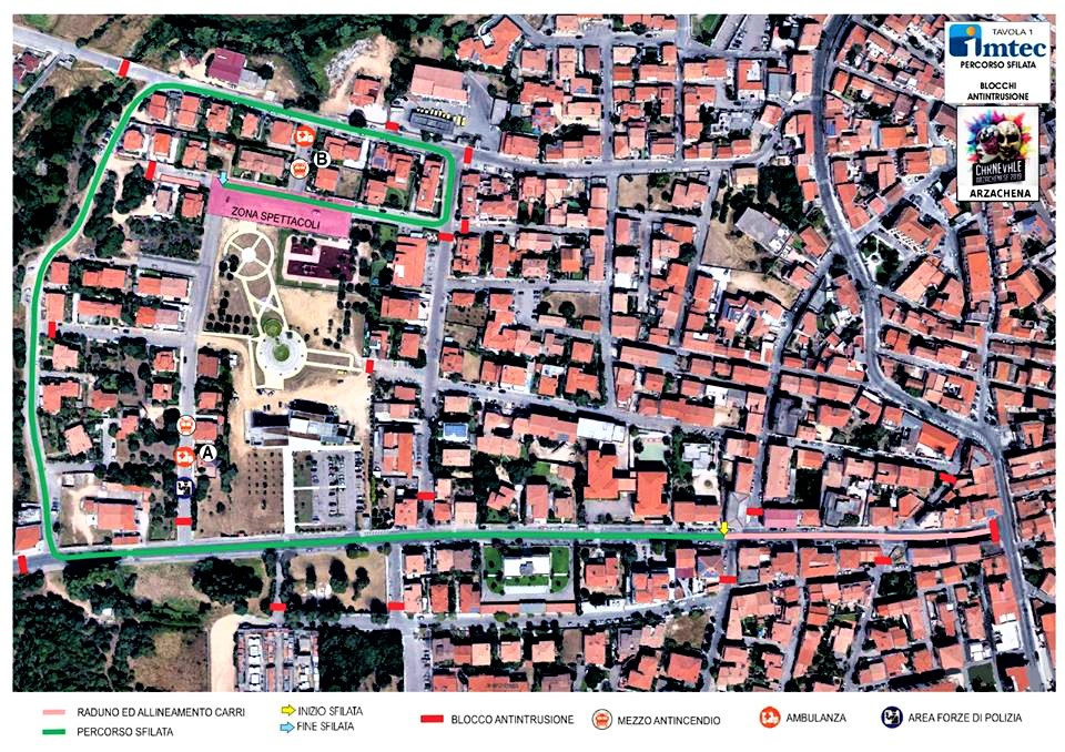 Arzachena: ecco il percorso delle sfilate carnevalesche