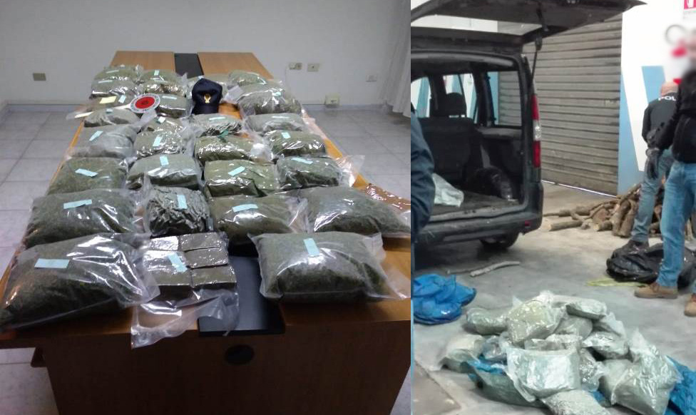 Prof liceo artistico Olbia arrestato: sequestrate 31 confezioni di marijuana