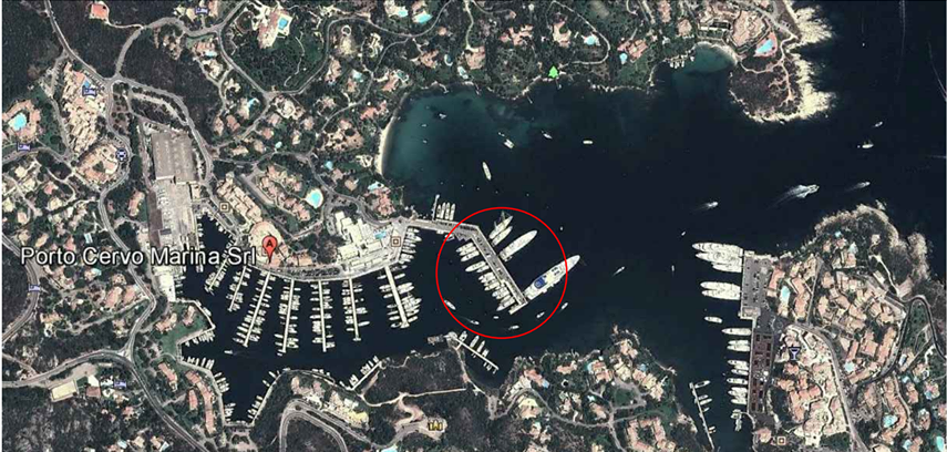 Porto Cervo: lavori in corso per il Giga Yacht Dilbar