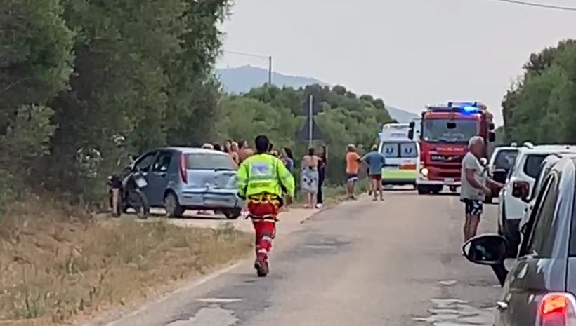 Golfo Aranci, moto a terra: un ferito