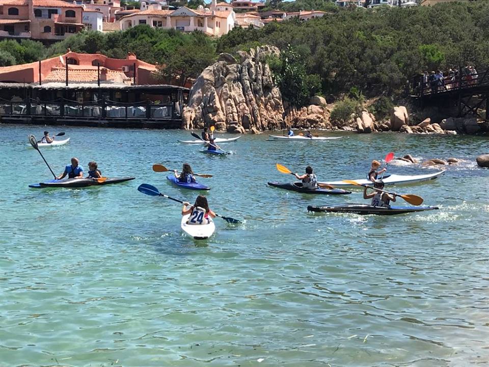 Costa Smeralda: gran successo per il Kayak For Children