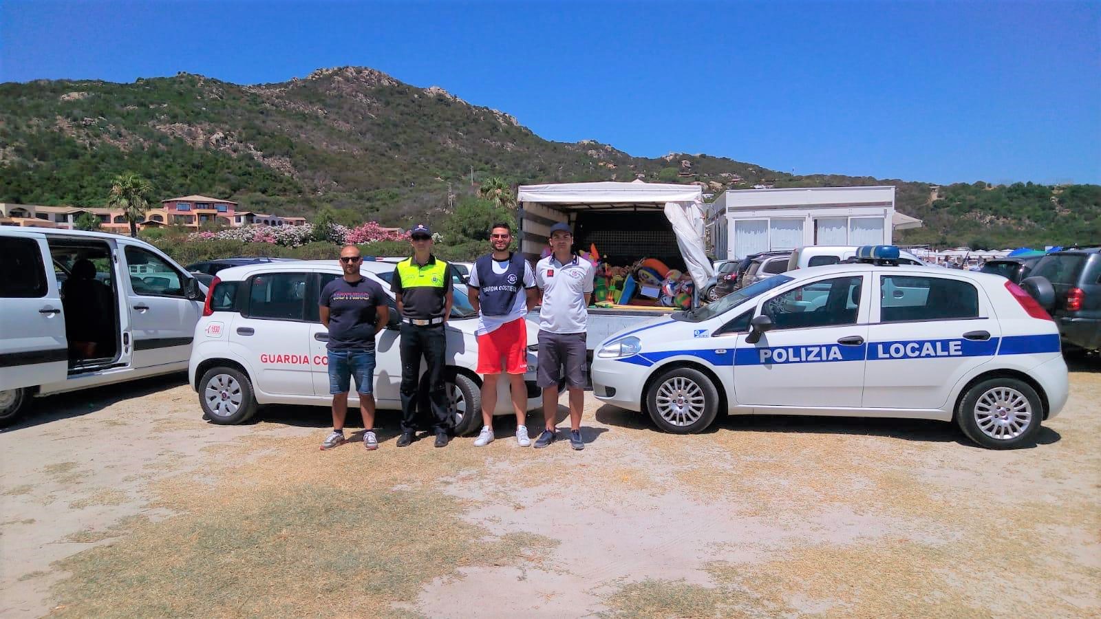 Olbia: Polizia Locale e Guardia Costiera insieme per maxi operazione a Marinella