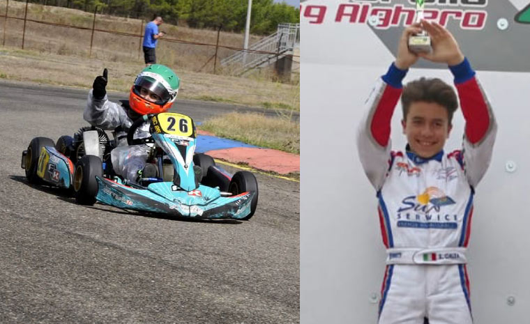 Olbia, ecco Silvio Calza: il piccolo Re del karting sogna la Formula 1