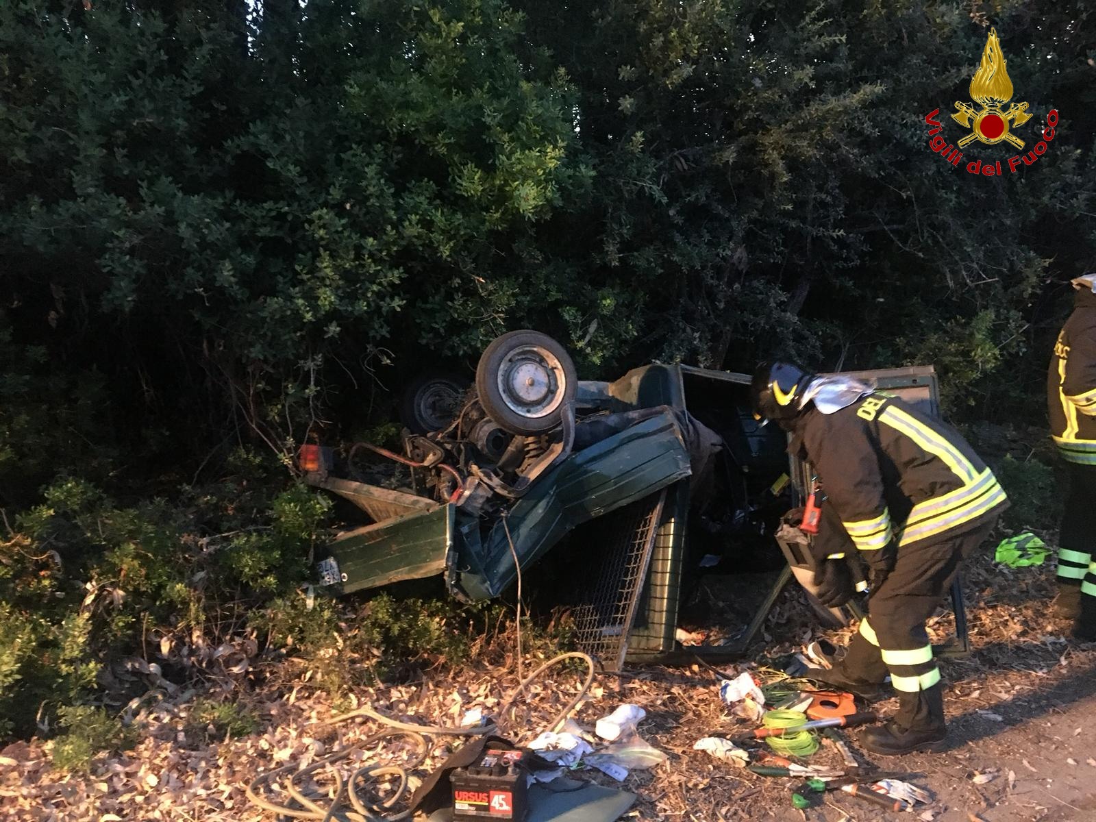 Arzachena, motocarrozzetta travolta da veicolo: un ferito