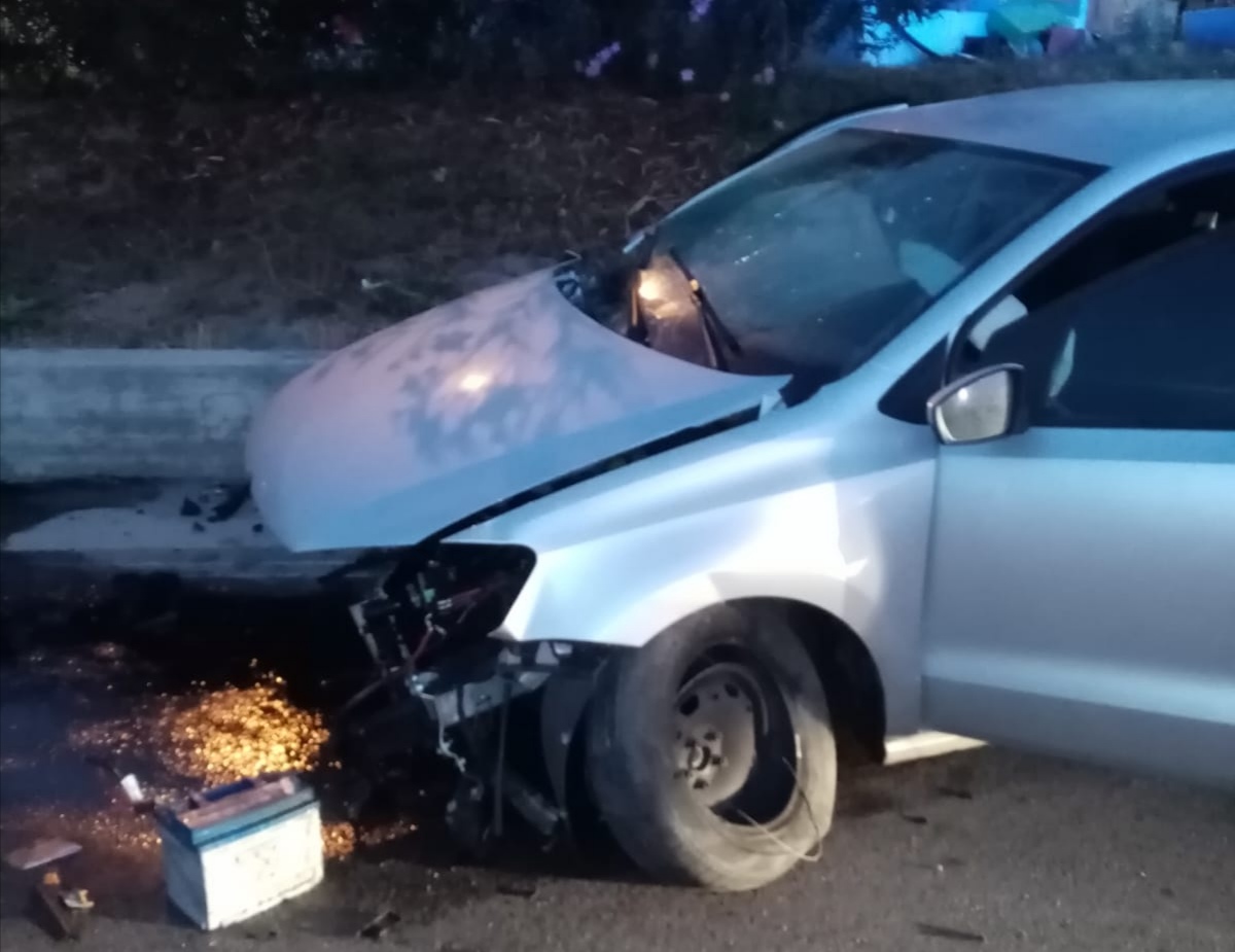 Olbia, incidente all'alba: un ferito