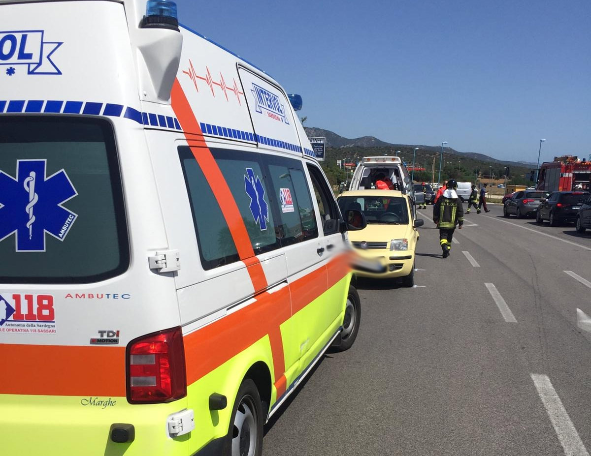 Olbia: incidente sulla SS 125