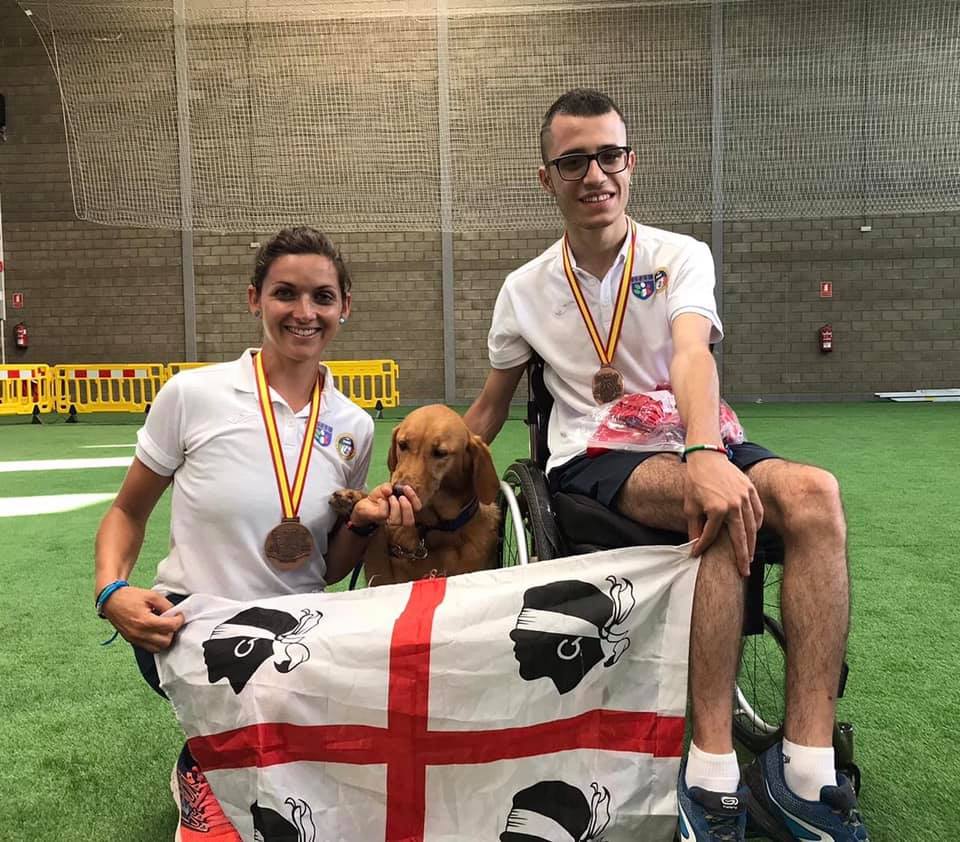 Gli olbiesi Langiu e Cavassa, con Kira terzi al mondo nelle paragility