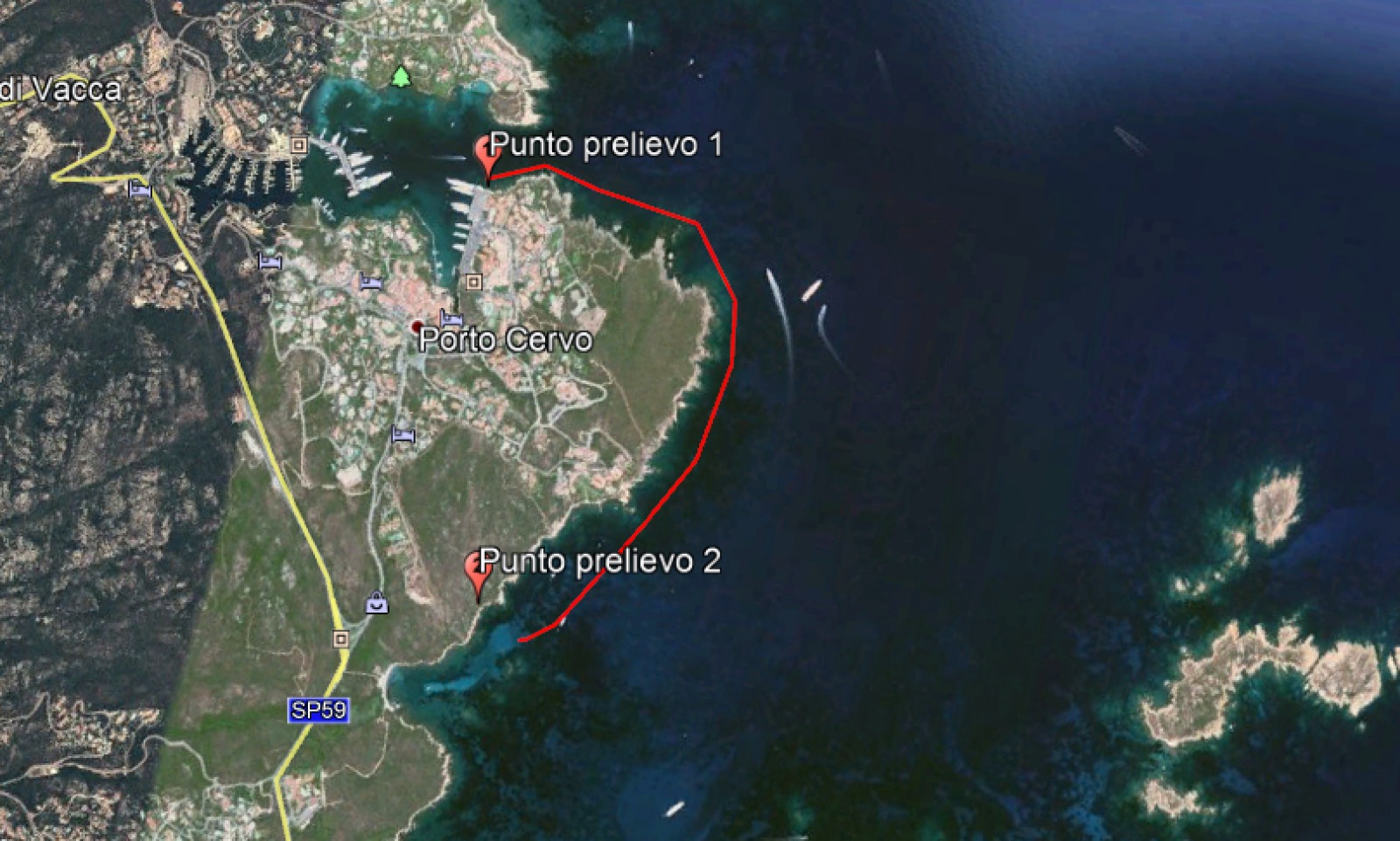 Arzachena: scatta il divieto di balneazione a Punta di Lu Tamburu