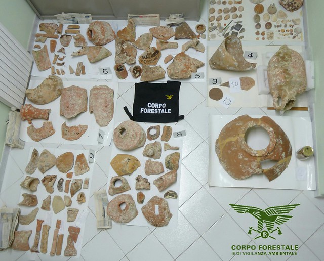 Gallura: maxi sequestro di reperti archeolgici detenuti illegalmente