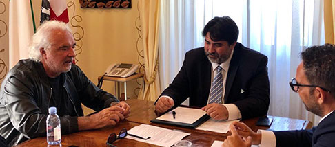 Il Presidente Solinas incontra l'amico della Sardegna Flavio Briatore