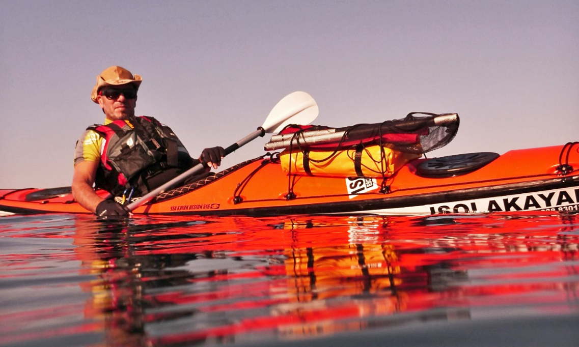 Claudio Desiati e il kayak da mare: sicurezza al primo posto