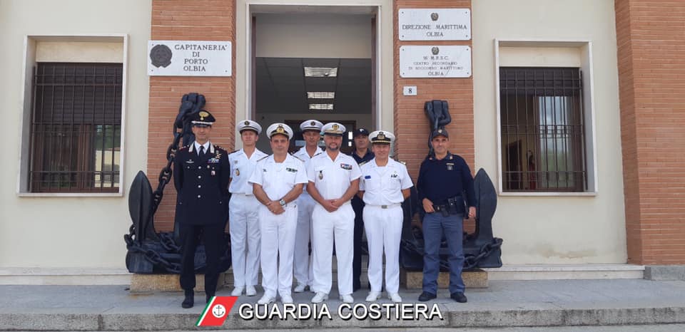La Direzione marittima di Olbia riceve delegazione Gendarmeria francese