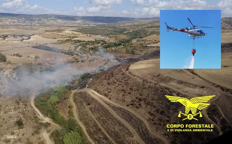 Sardegna: 18 incendi per un'altra  giornata di fuoco