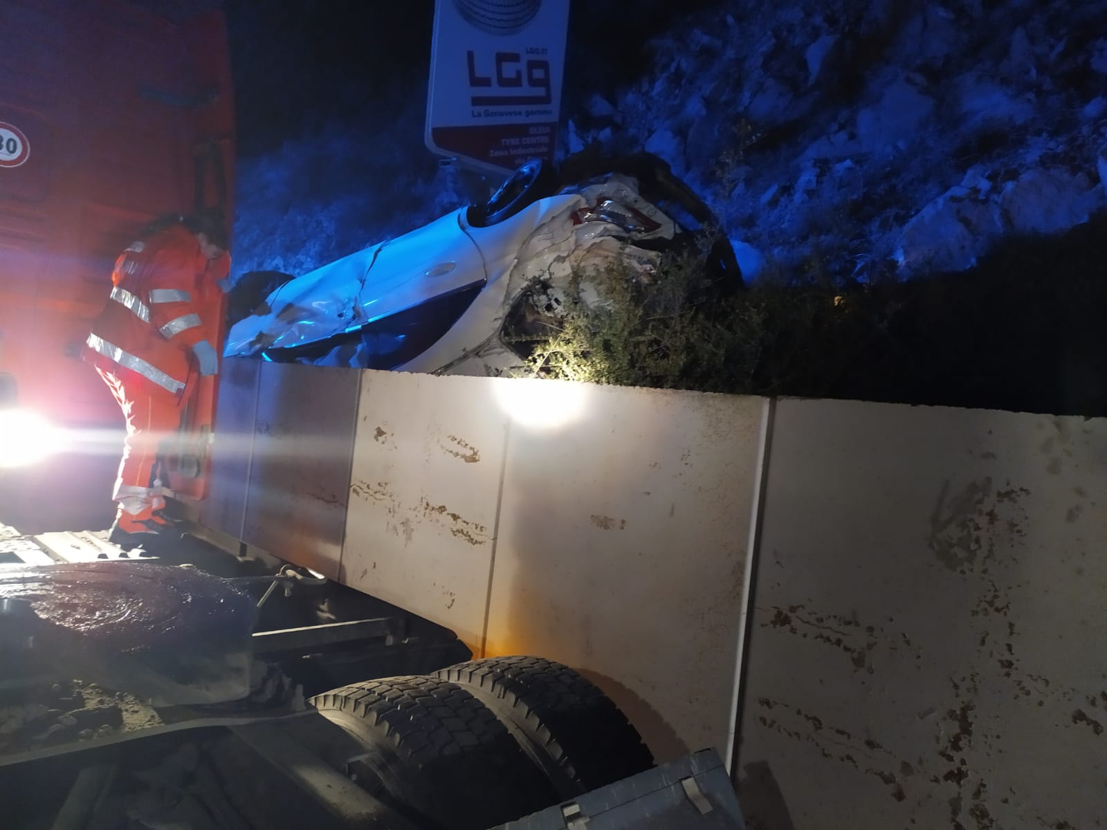 Olbia: brutto incidente sulla 131 dcn, ecco le prime immagini