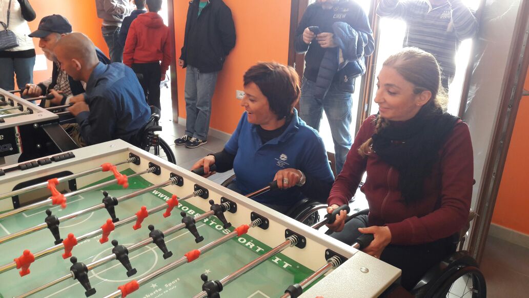 Sardegna: I°campionato regionale di calcio balilla paralimpico