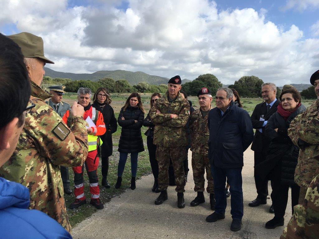 Sardegna: il Sottosegretario alla Difesa Calvisi  all'esercitazione “bentuestu 2019”