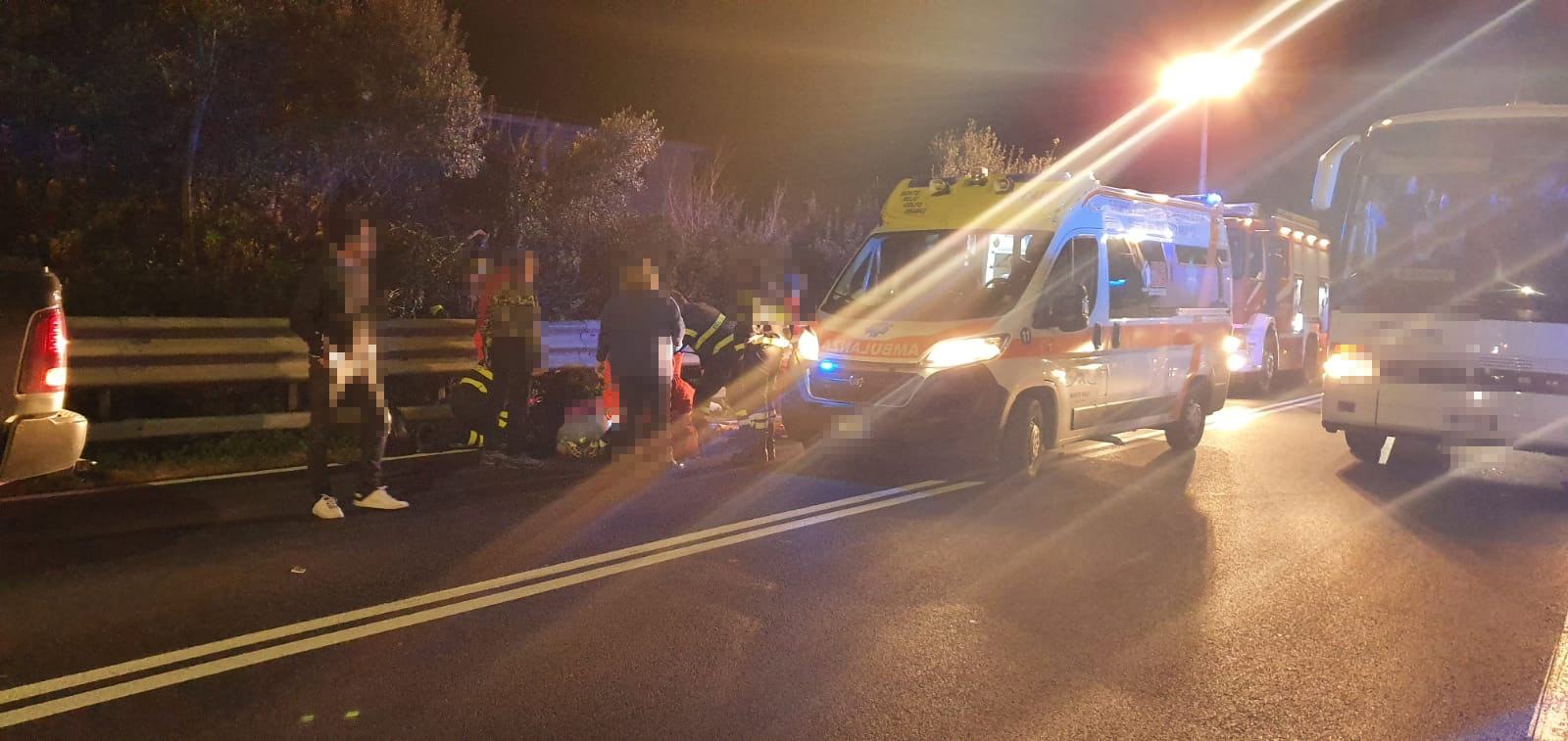 Olbia: scontro auto-moto sulla sopraelevata