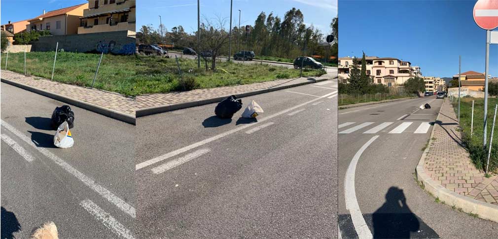 Olbia: abbandonano rifiuti sempre nello stesso punto