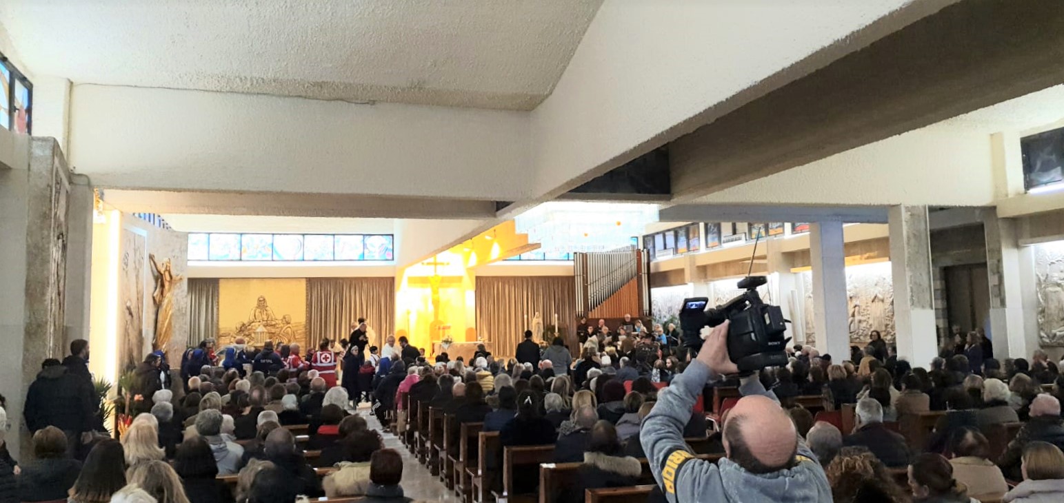 Olbia: la chiesa di N. S. La Salette come piccola Lourdes