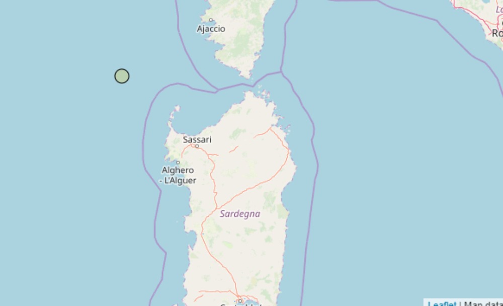 Sardegna: un altro terremoto al largo di Sassari