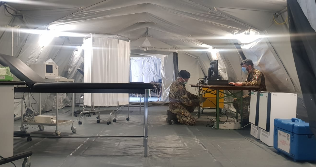 Covid: Esercito in campo per incrementare test tamponi